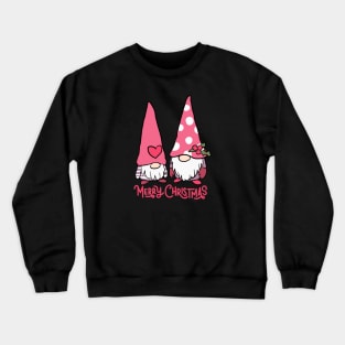 Cute christmas gnomes son and father gnomes Crewneck Sweatshirt